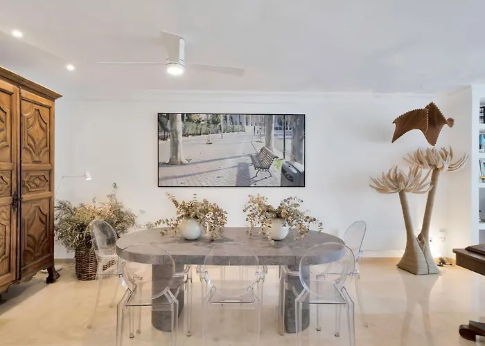 Lujoso Y Moderno Piso Con Piscina Cerca Del Campo De Golf En Guadalmina Alta - Quetzal 54 Apartman