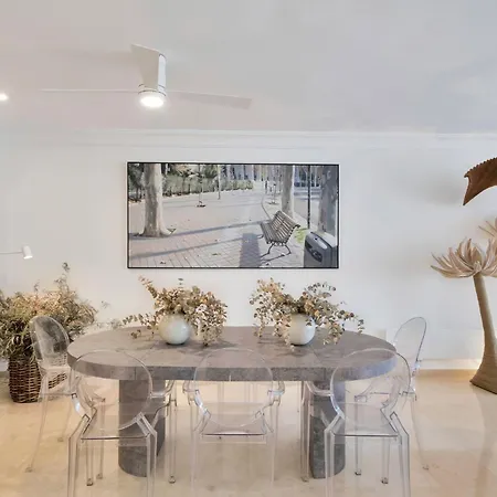 Lujoso Y Moderno Piso Con Piscina Cerca Del Campo De Golf En Guadalmina Alta - Quetzal 54 Apartamento